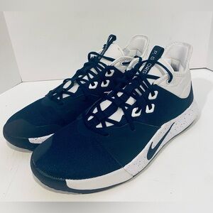 NEW NIKE PG 3 TB SHOES MIDNIGHT NAVY/WHITE SIZE MEN 13 CN9512-402